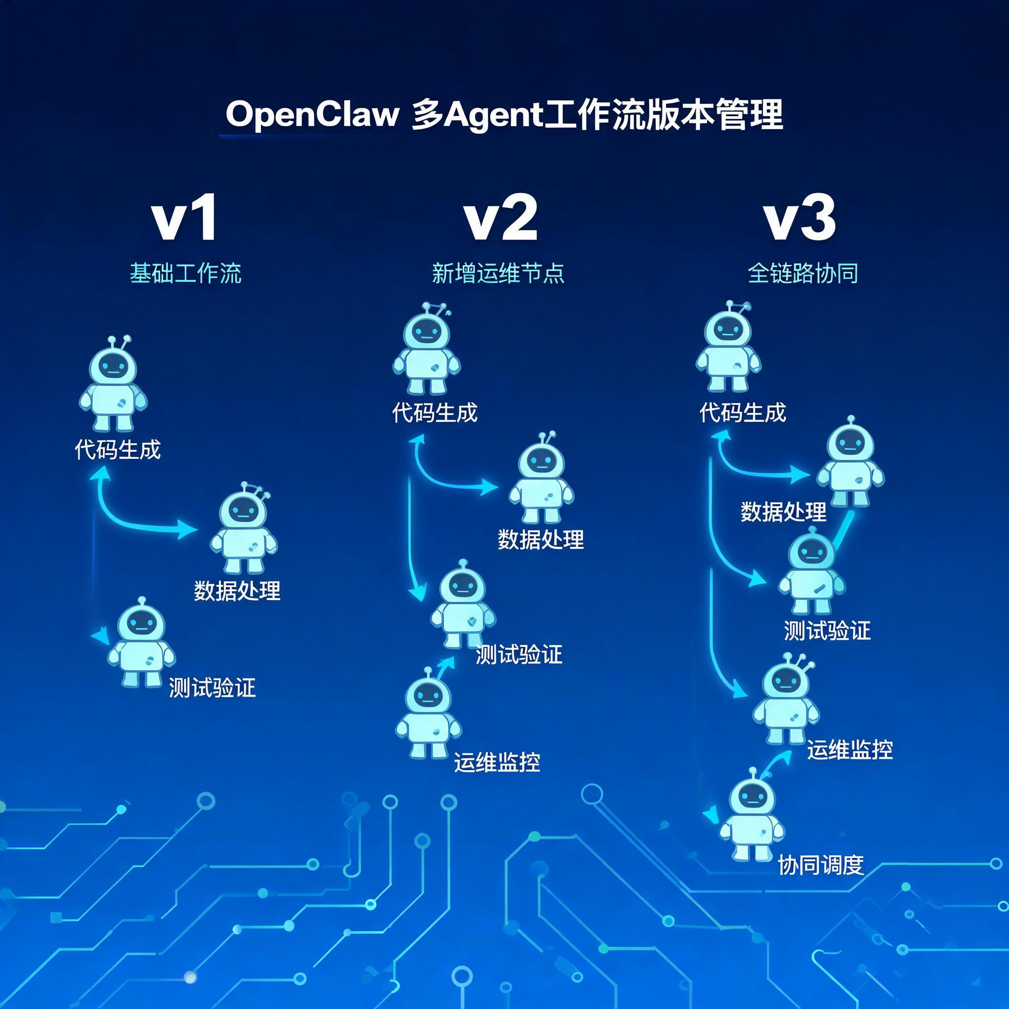 OpenClaw 有价值应用（2026-06-10）：多Agent工作流版本管理与变更审计流——把工作流迭代从手动记录变成系统化版本管控
