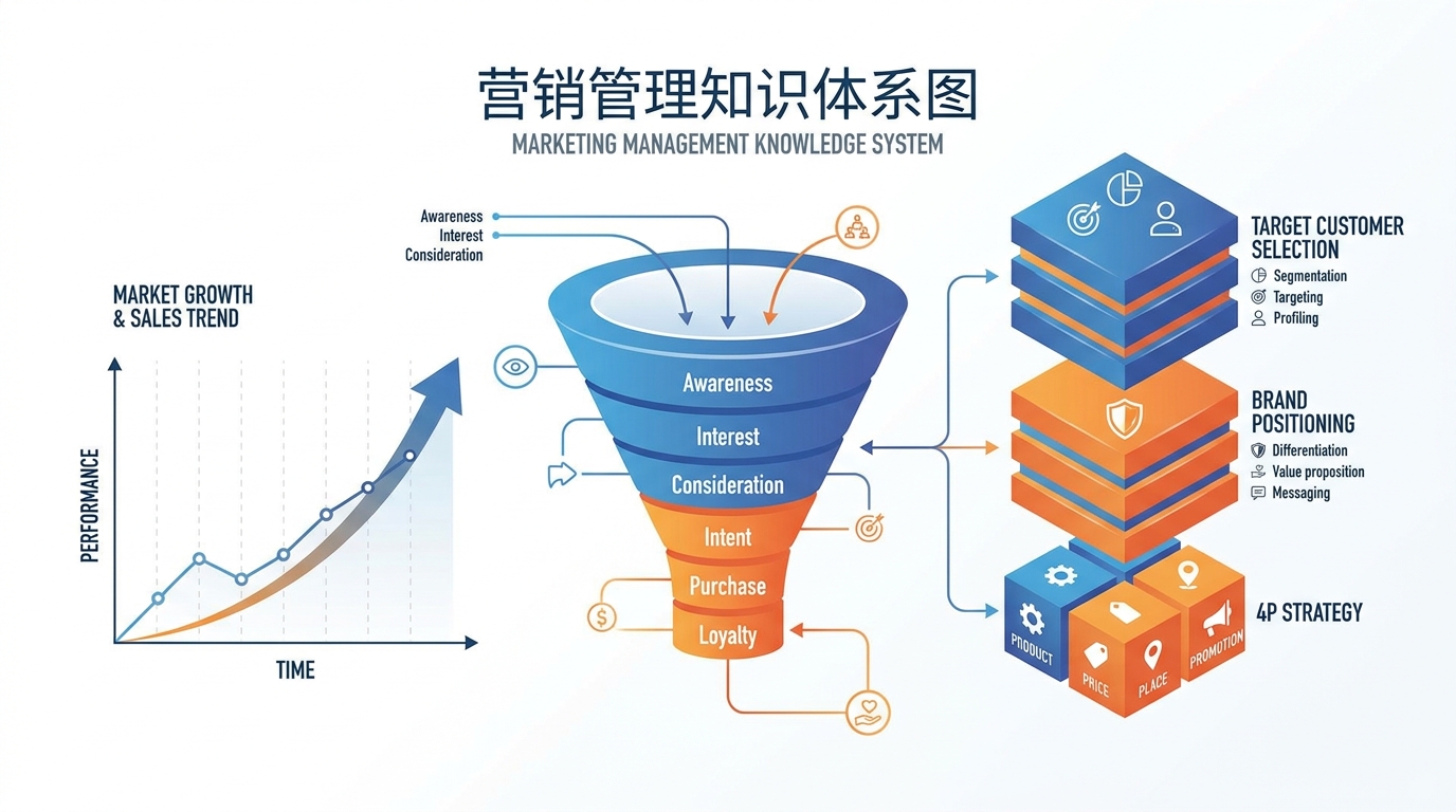营销管理知识体系图