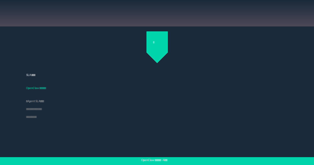 OpenClaw 有价值应用（2026-06-05）：多Agent SLA守护流——把服务等级违约从被动救火变成系统自驱兜底